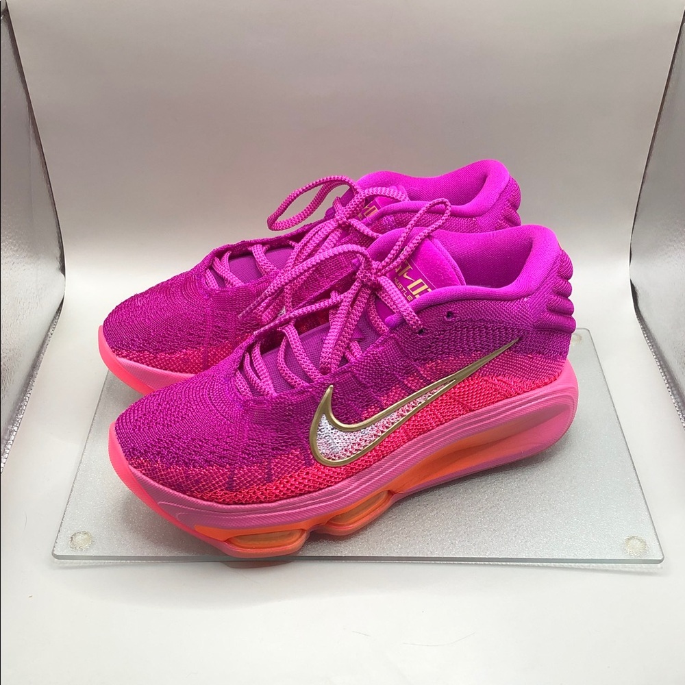 Nike gt hustle 3 hyper pink sneakers women's sz 7 but run like 6.5 read.
